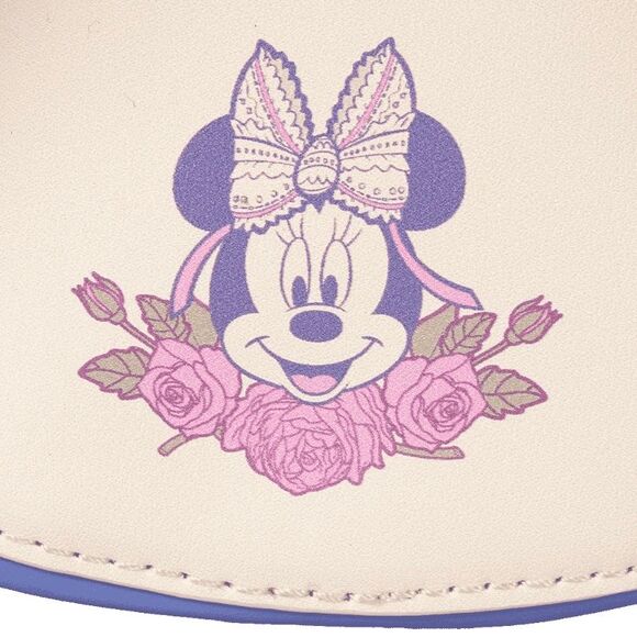 Minnie Mouse Floral / Lace Mini Backpack & Wallet SET Disney X Loungefly NEW main image 4